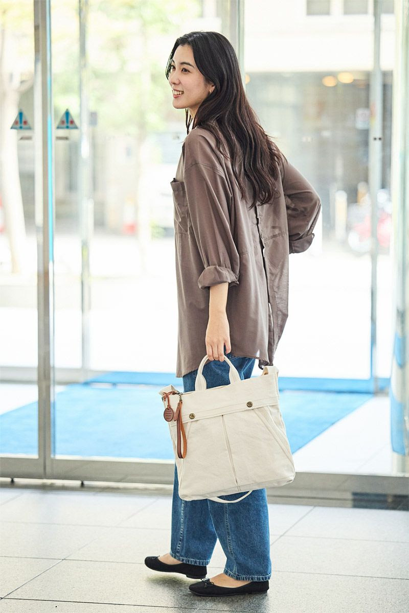 genten ゲンテン Mil Canvas ミルキャンバス 2WAYショルダーバッグ 49505