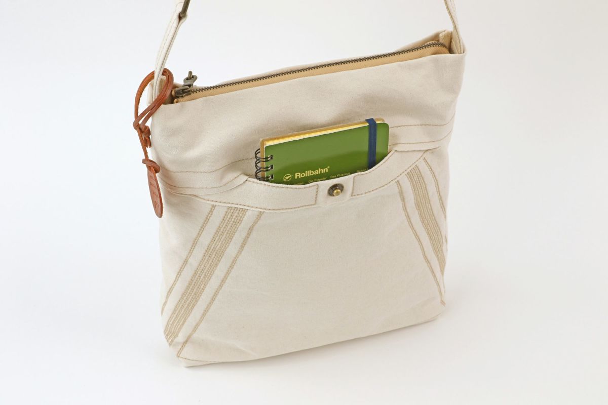 genten ゲンテン Mil Canvas ミルキャンバス ショルダーバッグ 49506