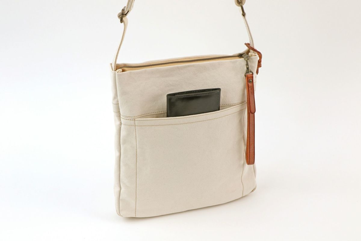 genten ゲンテン Mil Canvas ミルキャンバス ショルダーバッグ 49506