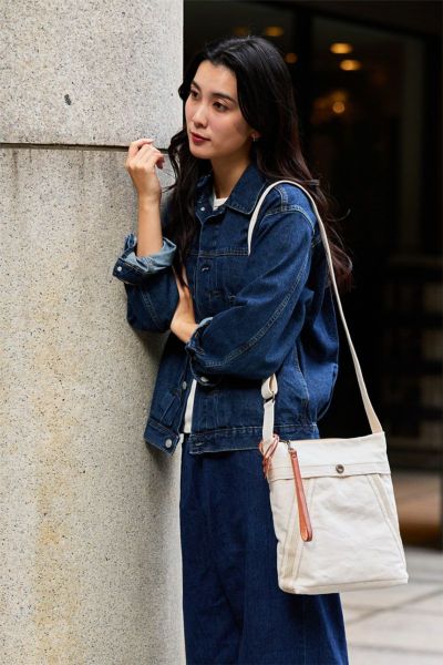 genten ゲンテン Mil Canvas ミルキャンバス ショルダーバッグ 49506