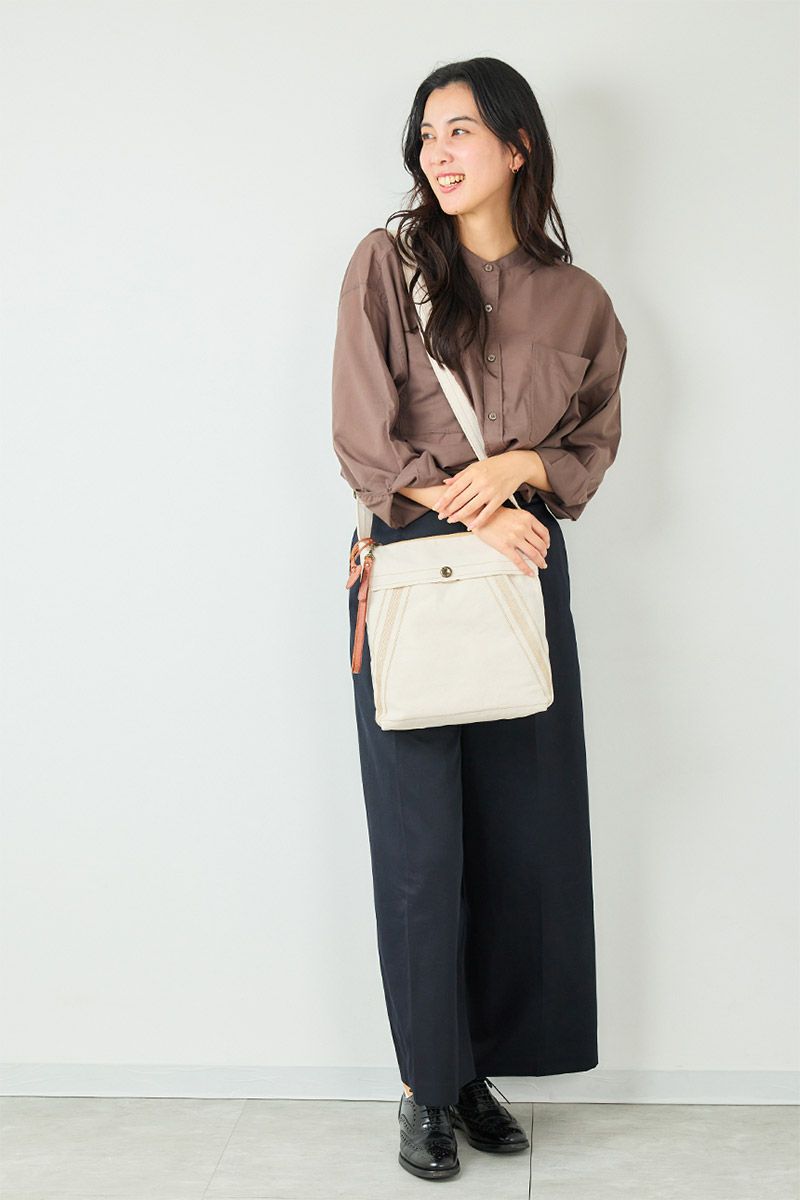 genten ゲンテン Mil Canvas ミルキャンバス ショルダーバッグ 49506