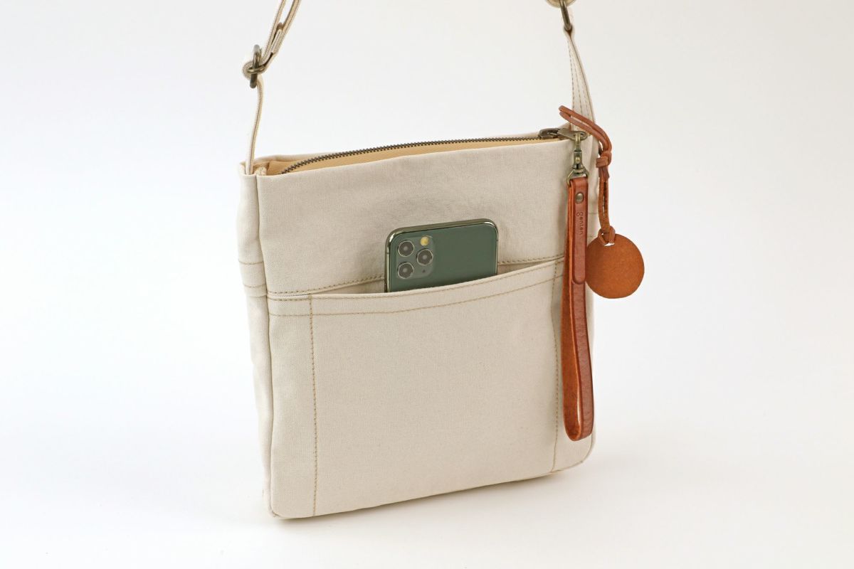 genten ゲンテン Mil Canvas ミルキャンバス ミニショルダーバッグ 49507