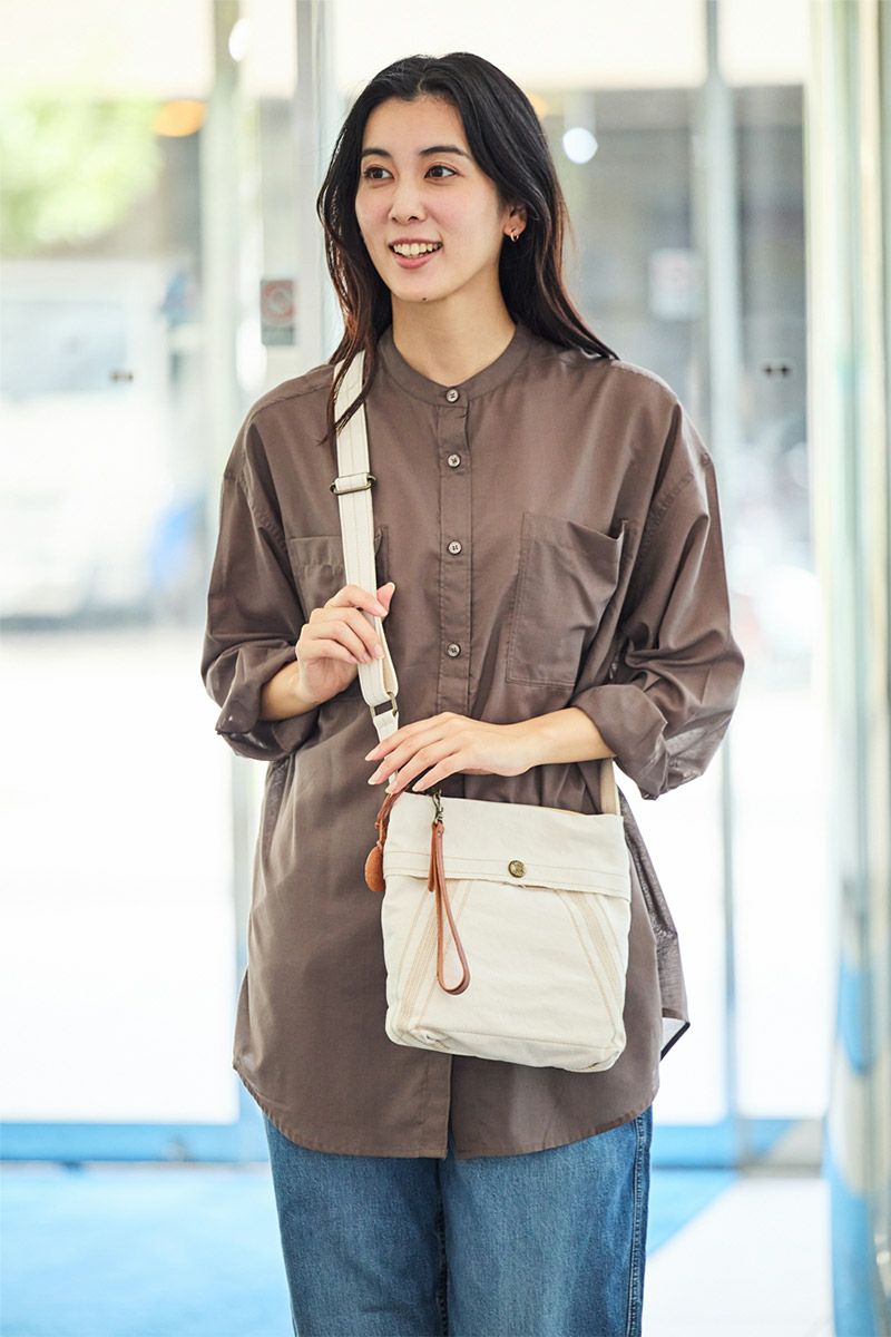 genten ゲンテン Mil Canvas ミルキャンバス ミニショルダーバッグ 49507