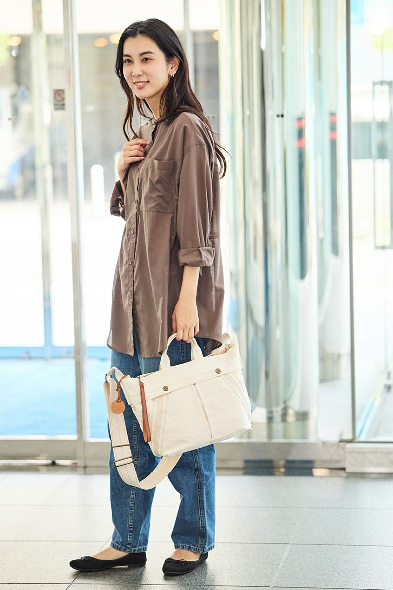 genten ゲンテン Mil Canvas ミルキャンバス 2WAYショルダーバッグ 49508