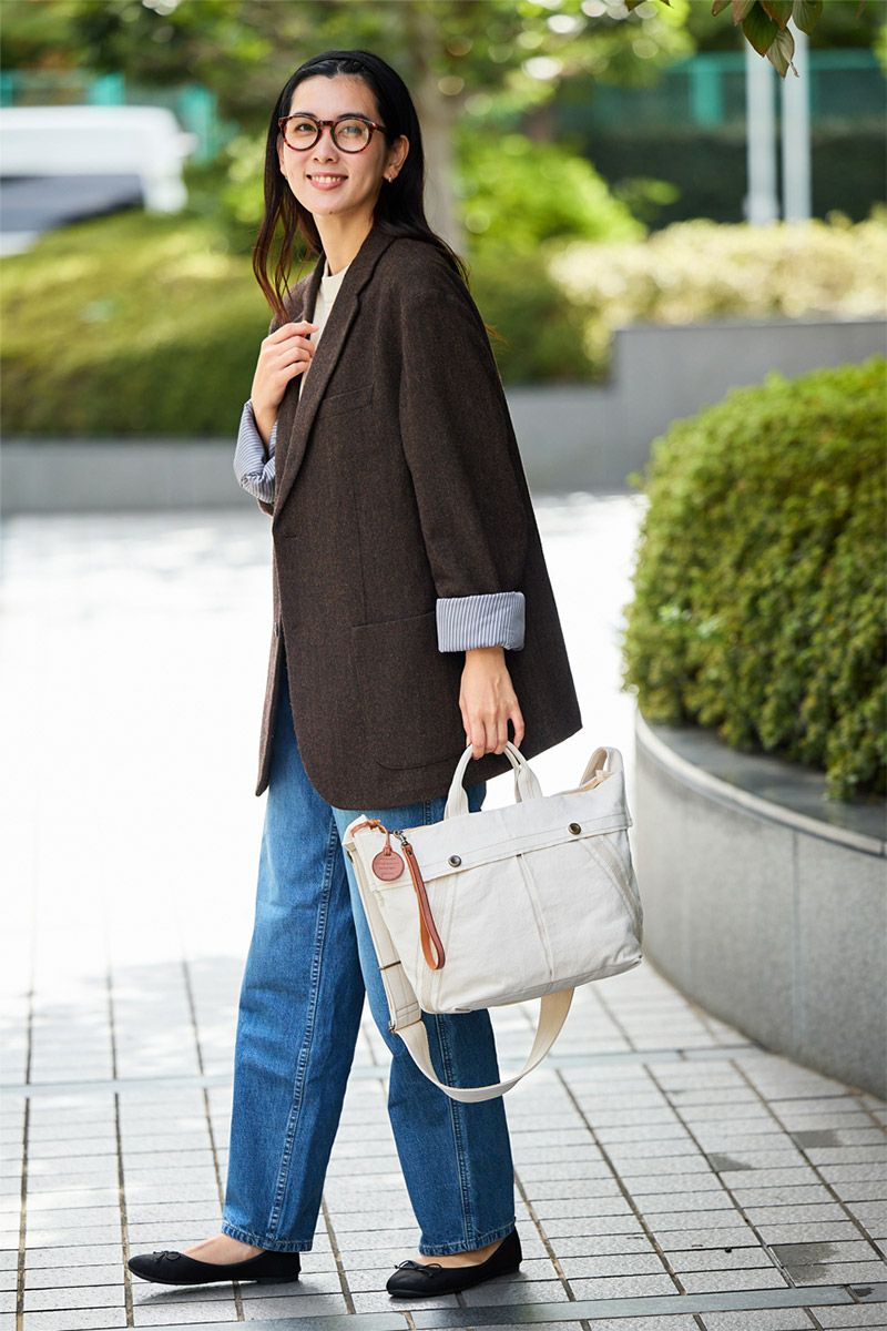 genten ゲンテン Mil Canvas ミルキャンバス 2WAYショルダーバッグ 49508