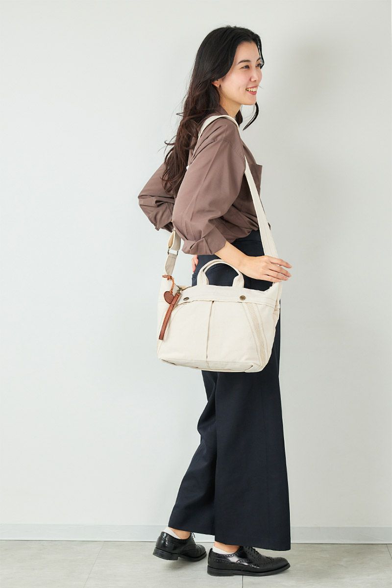 genten ゲンテン Mil Canvas ミルキャンバス 2WAYショルダーバッグ 49508