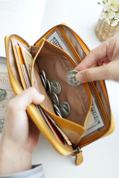 Dakota ダコタ マーゴット 小銭入れ付き長財布（ラウンドファスナー式