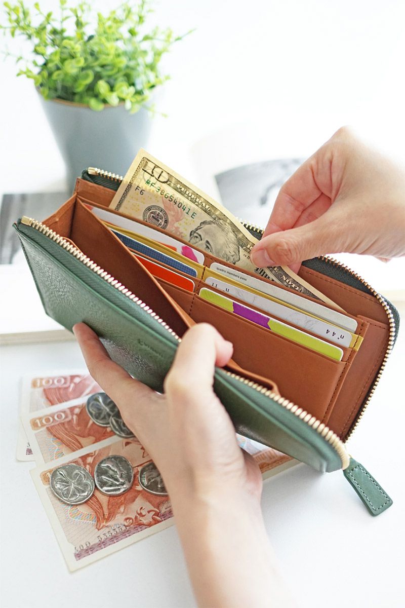 genten ゲンテン Minerva2 ミネルヴァ2 小銭入れ付き長財布（L字ファスナー式） 44441