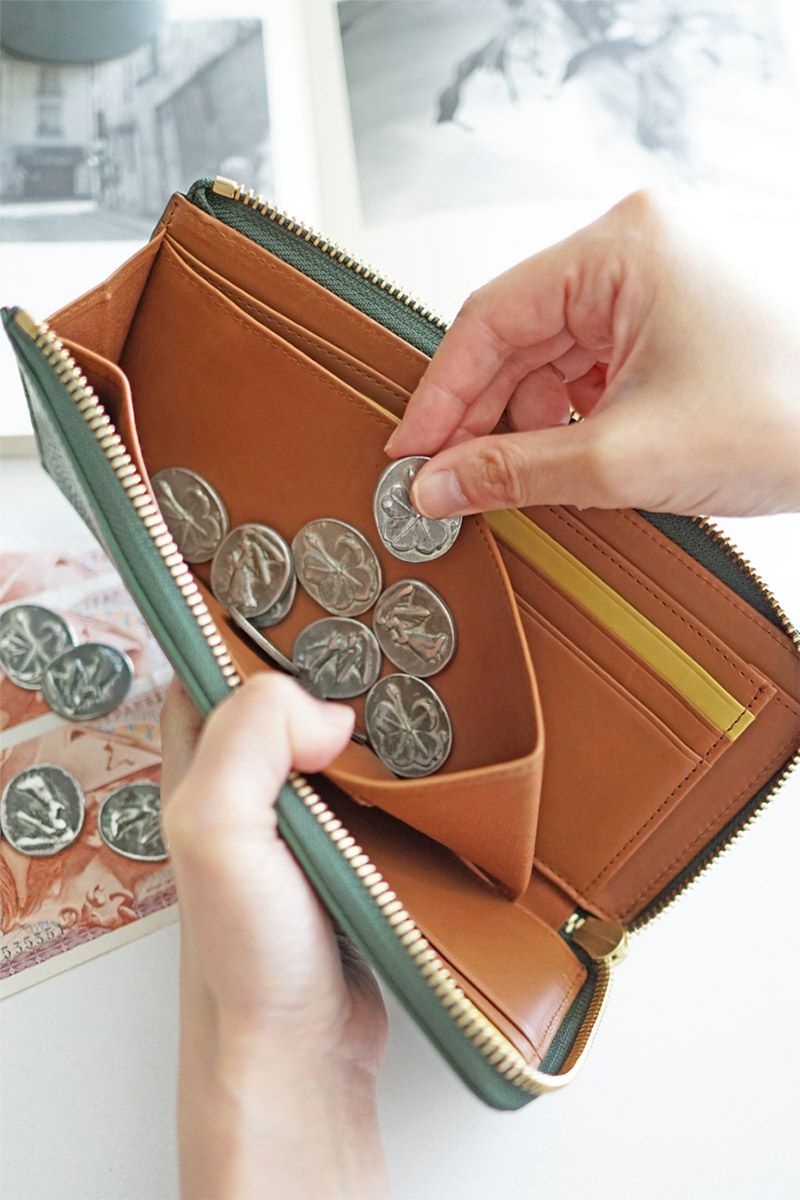 genten ゲンテン Minerva2 ミネルヴァ2 小銭入れ付き長財布（L字ファスナー式） 44441