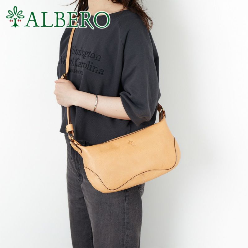 ALBERO アルベロ NATURALE ナチュラーレ ミニショルダーバッグ 2176