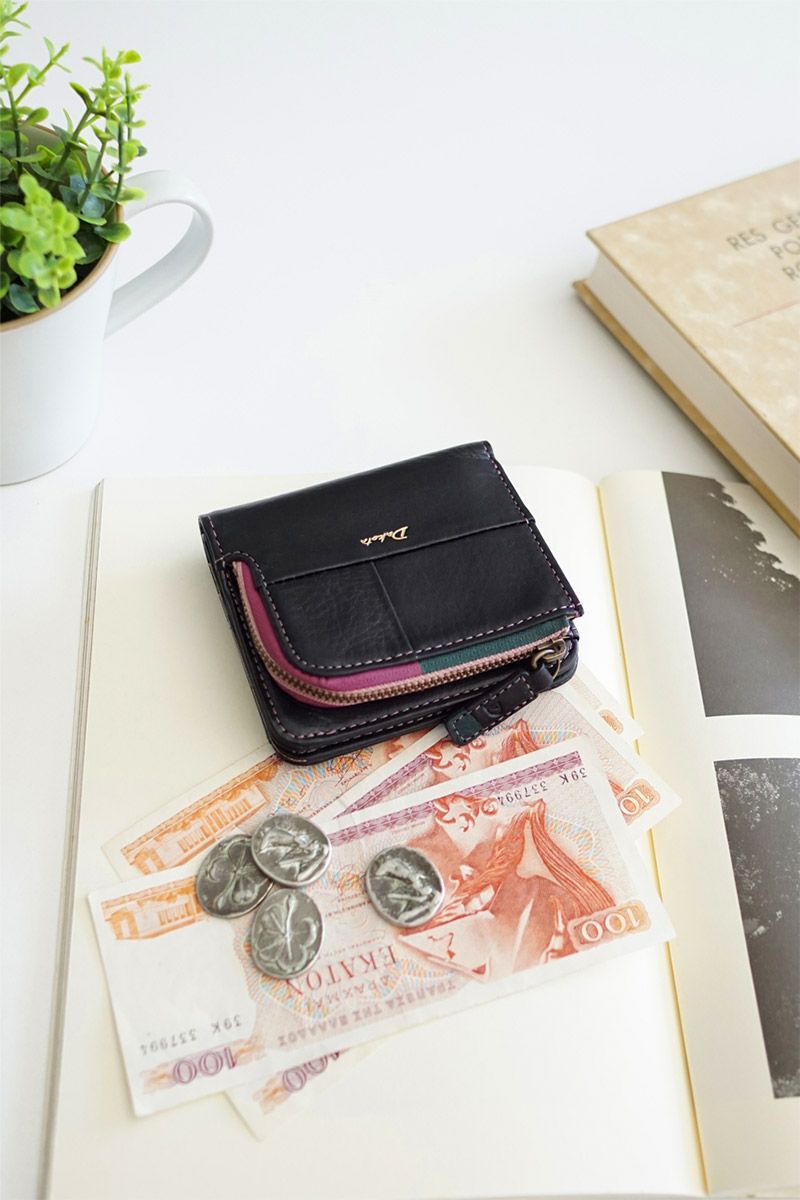 Dakota ダコタ ブロッコ 小銭入れ付き二つ折り財布 0031620