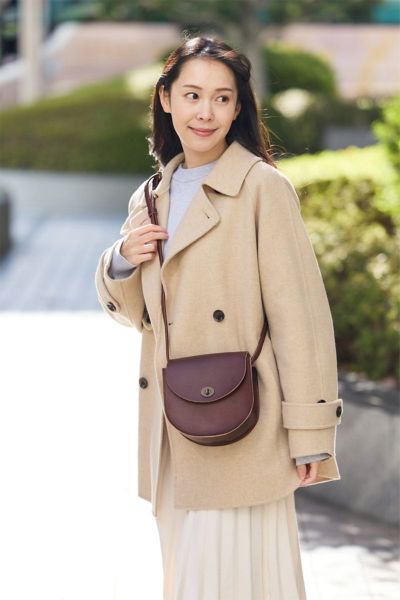 CLEDRAN クレドラン CINQ サンク ラウンドショルダーバッグ CR-CL3737
