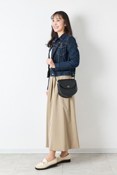 CLEDRAN クレドラン CINQ サンク ラウンドショルダーバッグ CR-CL3737