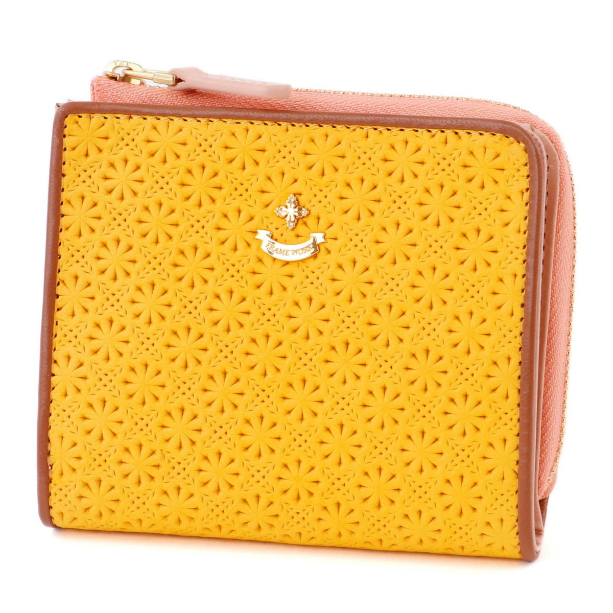 FRAME WORK フレームワーク イベリス 小銭入れ付き二つ折り財布 0045041