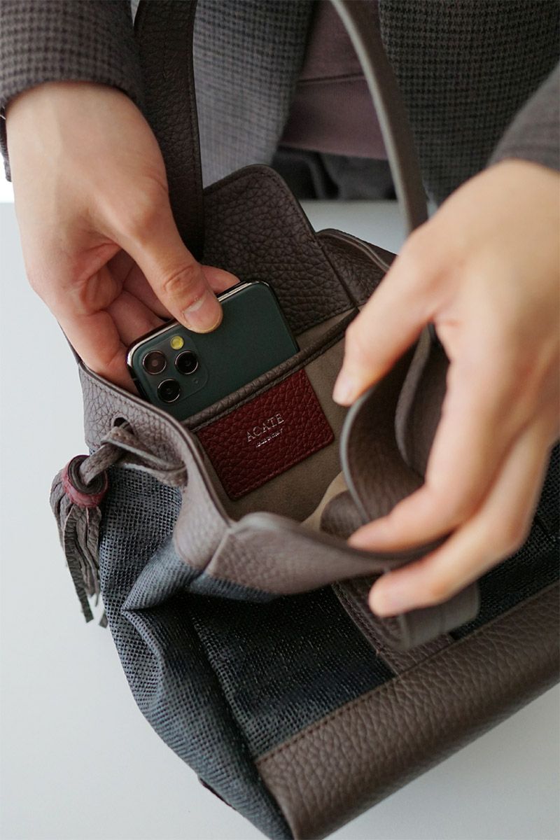 ACATE アカーテ NUOVO ノーヴォ ワンハンドルバッグ ACT-NUOVO FABRIC