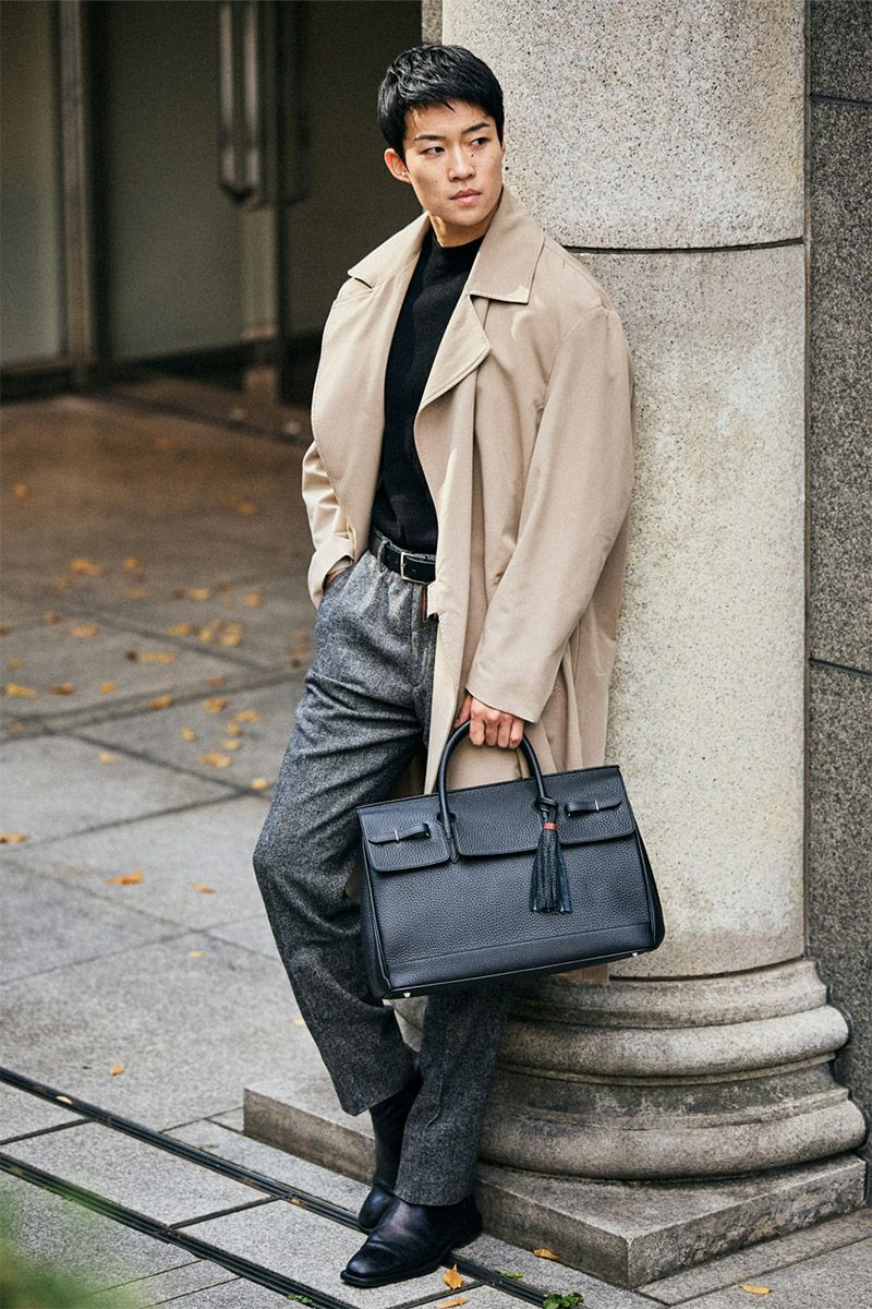 ACATE アカーテ SHINDO-LTD 神藤光太郎氏 別注モデル フラップボストンバッグ ACT-SHINDO-LTD