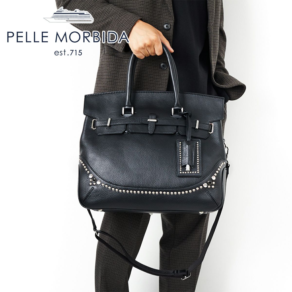 PELLE MORBIDA ペッレモルビダ London ロンドン フラップボストン