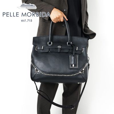 PELLE MORBIDA ペッレモルビダ London ロンドン フラップボストンバッグ PMO-MB026LO