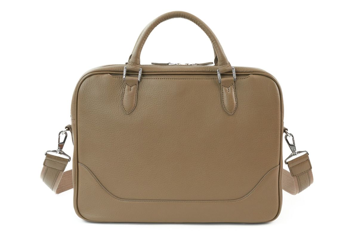 PELLE MORBIDA ペッレモルビダ Maiden Voyage メイデン ボヤージュ シュリンクレザー ブリーフバッグ 1室タイプ ショルダーベルト付属 PMO-MB077