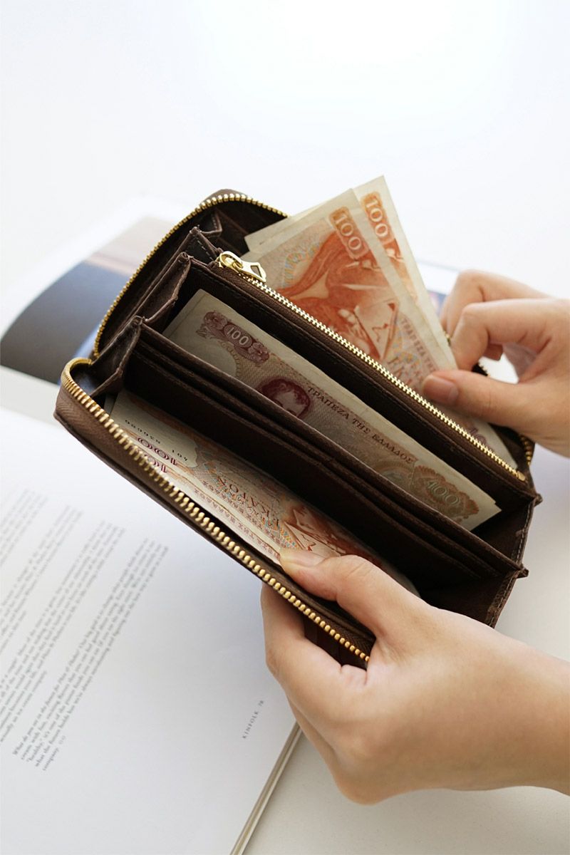 BAGGY PORT バギーポート KUDU クーズー 小銭入れ付き長財布（ラウンドファスナー式 ）ZKM-900