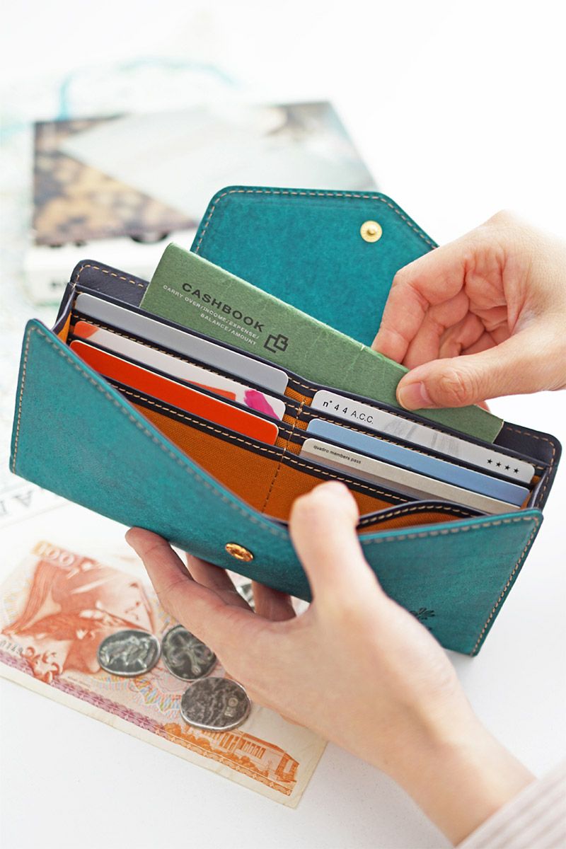 ALBERO アルベロ Schiuma スキューマ 小銭入れ付き長財布 6057