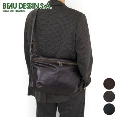 BEAU DESSIN S.A. ボーデッサン Mシュリンク ボディバッグ MS3015