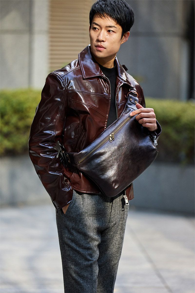 BEAU DESSIN S.A. ボーデッサン Mシュリンク ボディバッグ MS3015