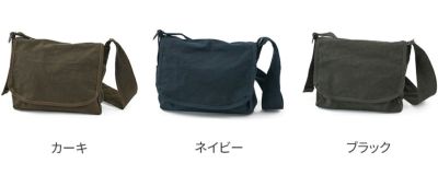 BAGGY PORT バギーポート 黒さび染め帆布 ショルダーバッグ GRN-9601