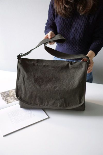 BAGGY PORT バギーポート 黒さび染め帆布 ショルダーバッグ GRN-9602