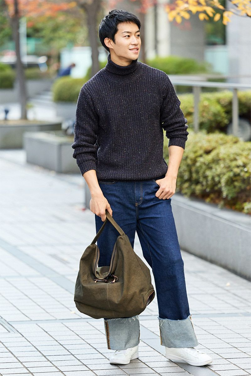 BAGGY PORT バギーポート 黒さび染め帆布 ワンショルダーバッグ GRN-9603