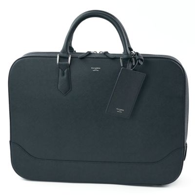 PELLE MORBIDA ペッレモルビダ Capitano キャピターノ エンボスレザー スリムブリーフバッグ PMO-CA018