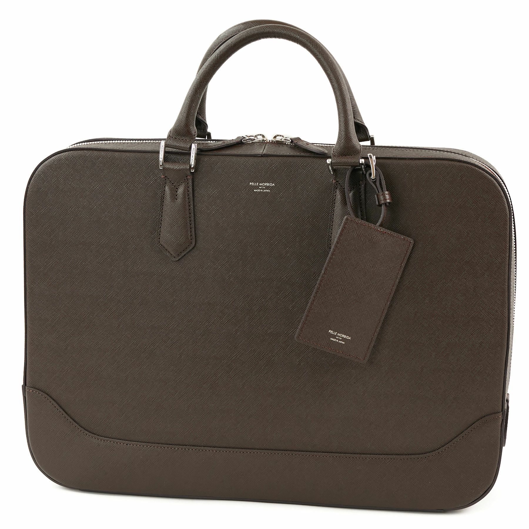 ビジネスバッグPELLE MORBIDA Capitano / CA018 PELLE MORBIDA ペッレモルビダ Capitano キャピターノ エンボスレザー