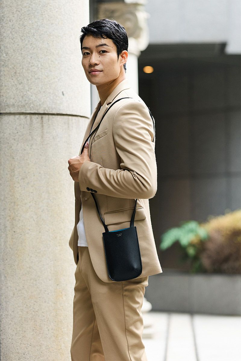 PELLE MORBIDA ペッレモルビダ TELA MARINA テーラ マリーナ ミニショルダーバッグ PMO-TE012