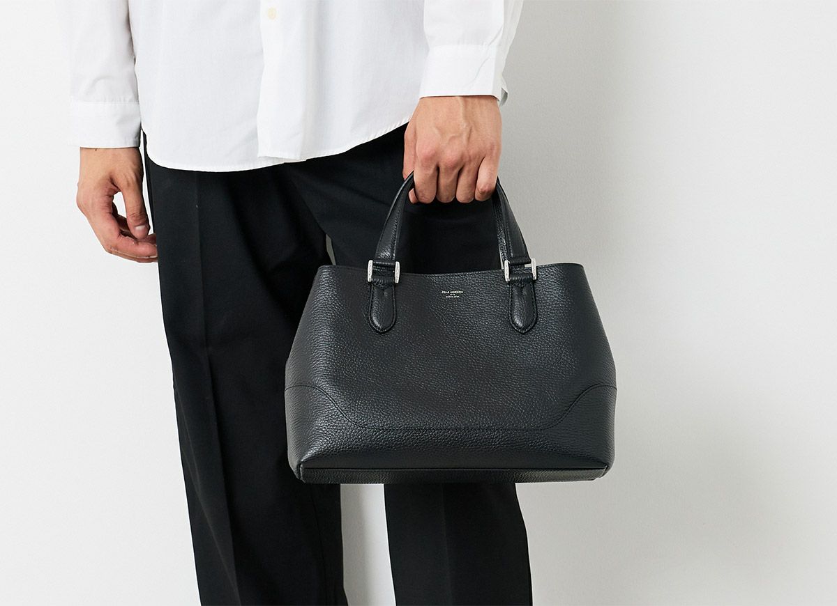 PELLE MORBIDA ペッレモルビダ TELA MARINA テーラ マリーナ ミニトートバッグ PMO-TE013