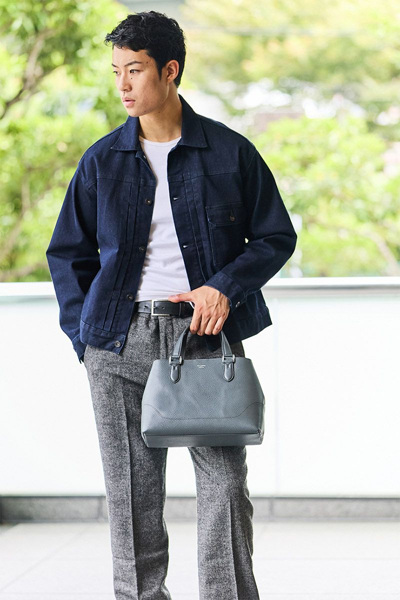 PELLE MORBIDA ペッレモルビダ TELA MARINA テーラ マリーナ ミニトートバッグ PMO-TE013