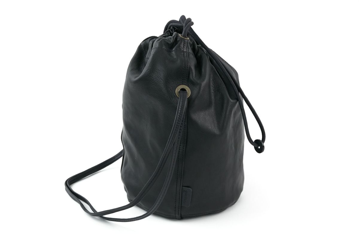 genten ゲンテン サスティナブル巾着 巾着ショルダーバッグ 43727