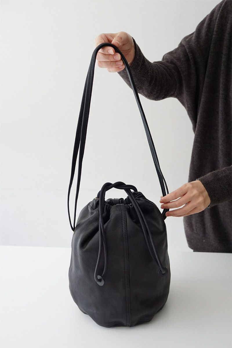 genten ゲンテン サスティナブル巾着 巾着ショルダーバッグ 43727