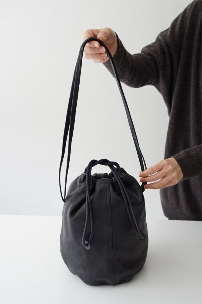 genten ゲンテン サスティナブル巾着 巾着ショルダーバッグ 43727