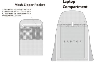 ANINSANE アンインセイン PACKABLE PACK パッカブル パック バックパック AN-P01