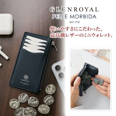 PELLE MORBIDA ペッレモルビダ GLENROYAL×PELLE MORBIDA ミニウォレット PMO-GRBA624