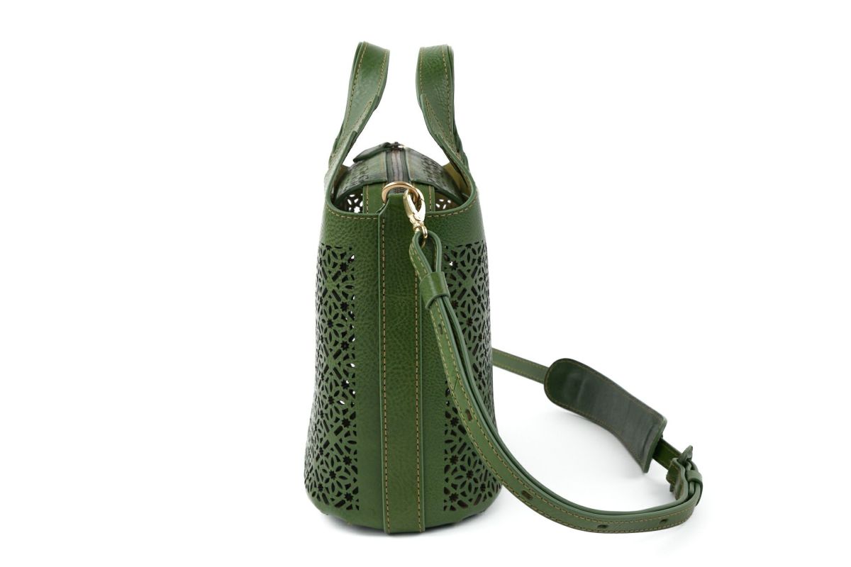 genten ゲンテン Dia cut work ダイヤカットワーク 2WAYショルダーバッグ 44500