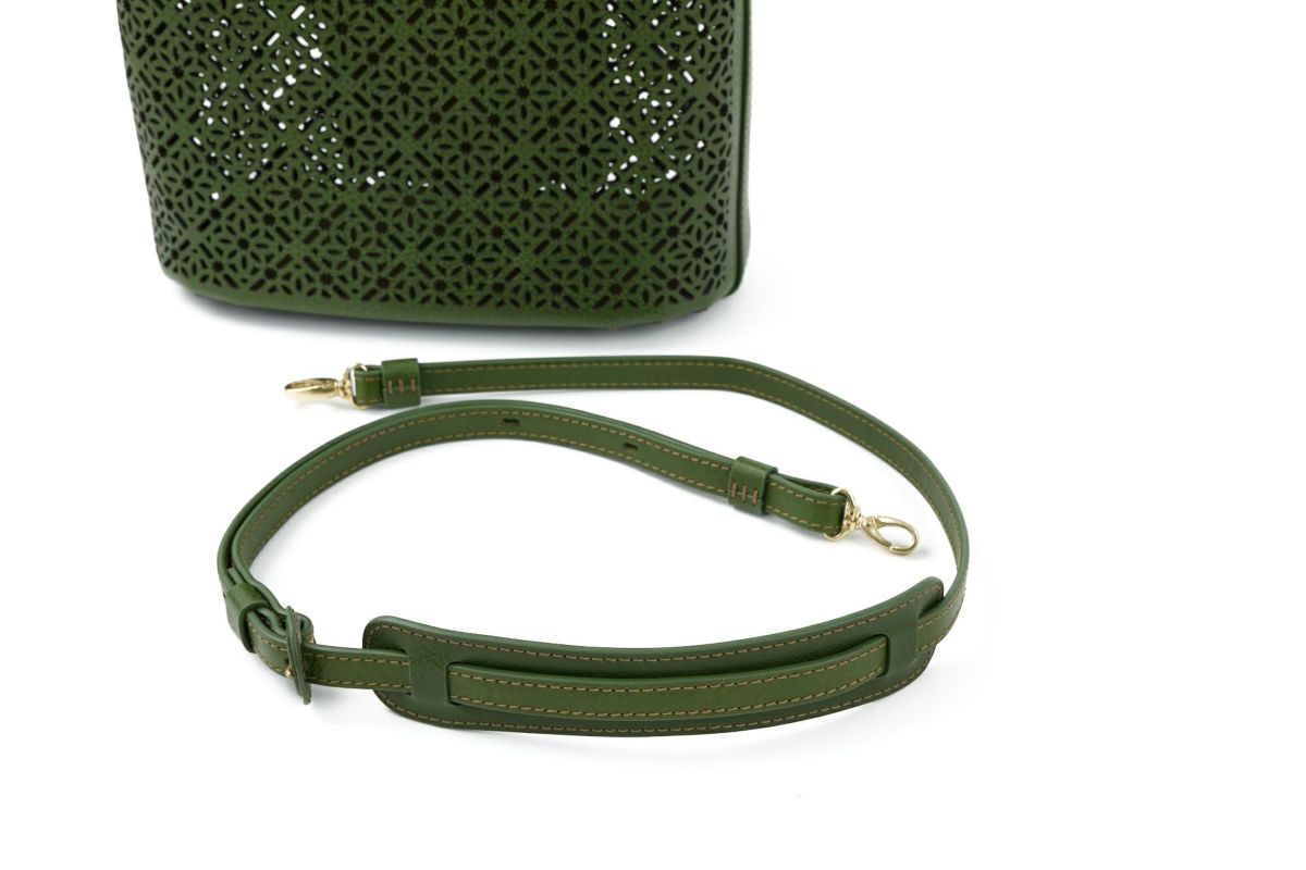 genten ゲンテン Dia cut work ダイヤカットワーク 2WAYショルダーバッグ 44500