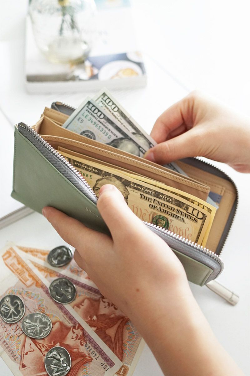 genten ゲンテン Euphoria ユーフォリア 小銭入れ付き長財布（L字ファスナー式） 44590