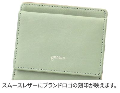 genten ゲンテン Euphoria ユーフォリア 小銭入れ付き二つ折り財布 44592