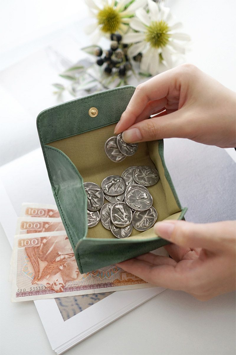 BAGGY'S ANNEX バギーズアネックス FOG leather (フォグレザー) 小銭入れ付き二つ折り財布 LZYS-7008