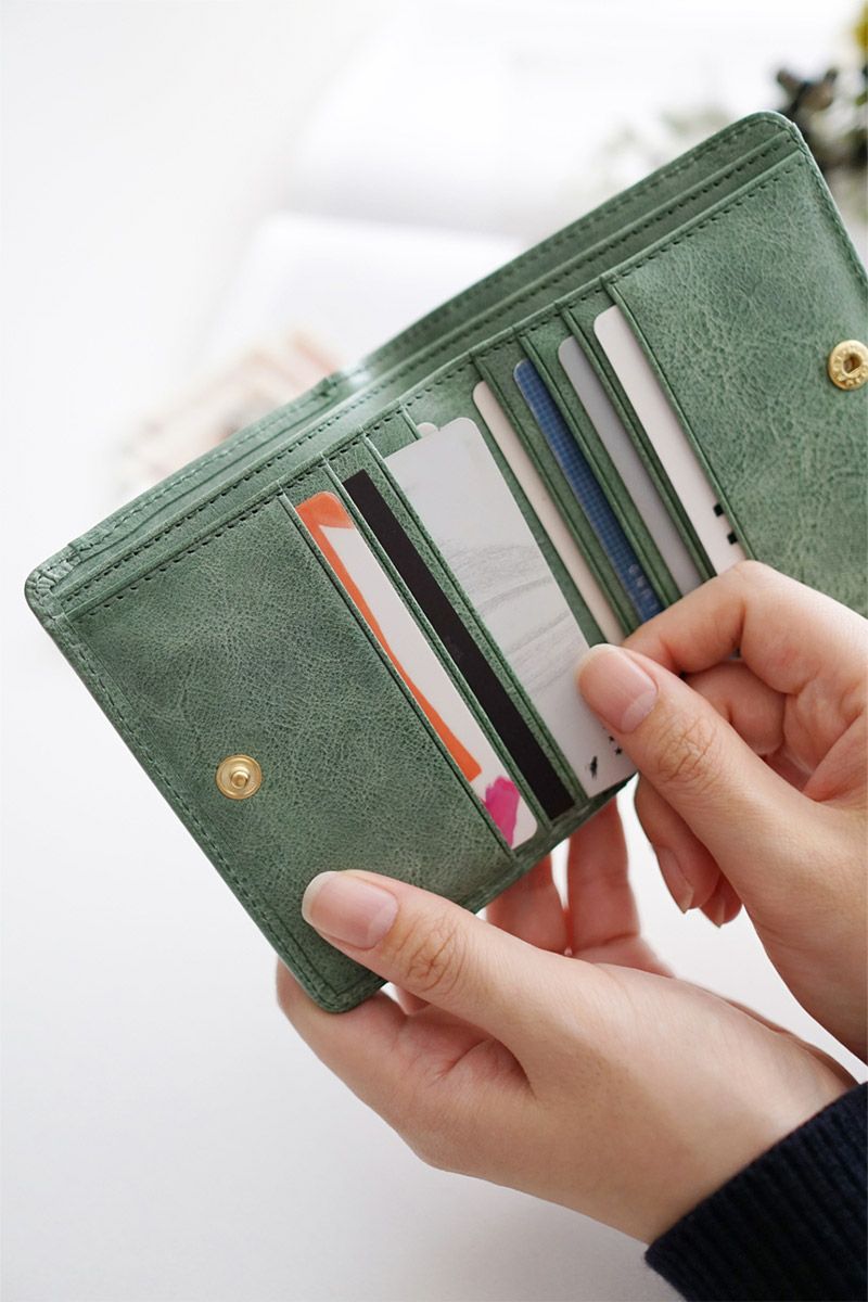 BAGGY'S ANNEX バギーズアネックス FOG leather (フォグレザー) 小銭入れ付き二つ折り財布 LZYS-7008