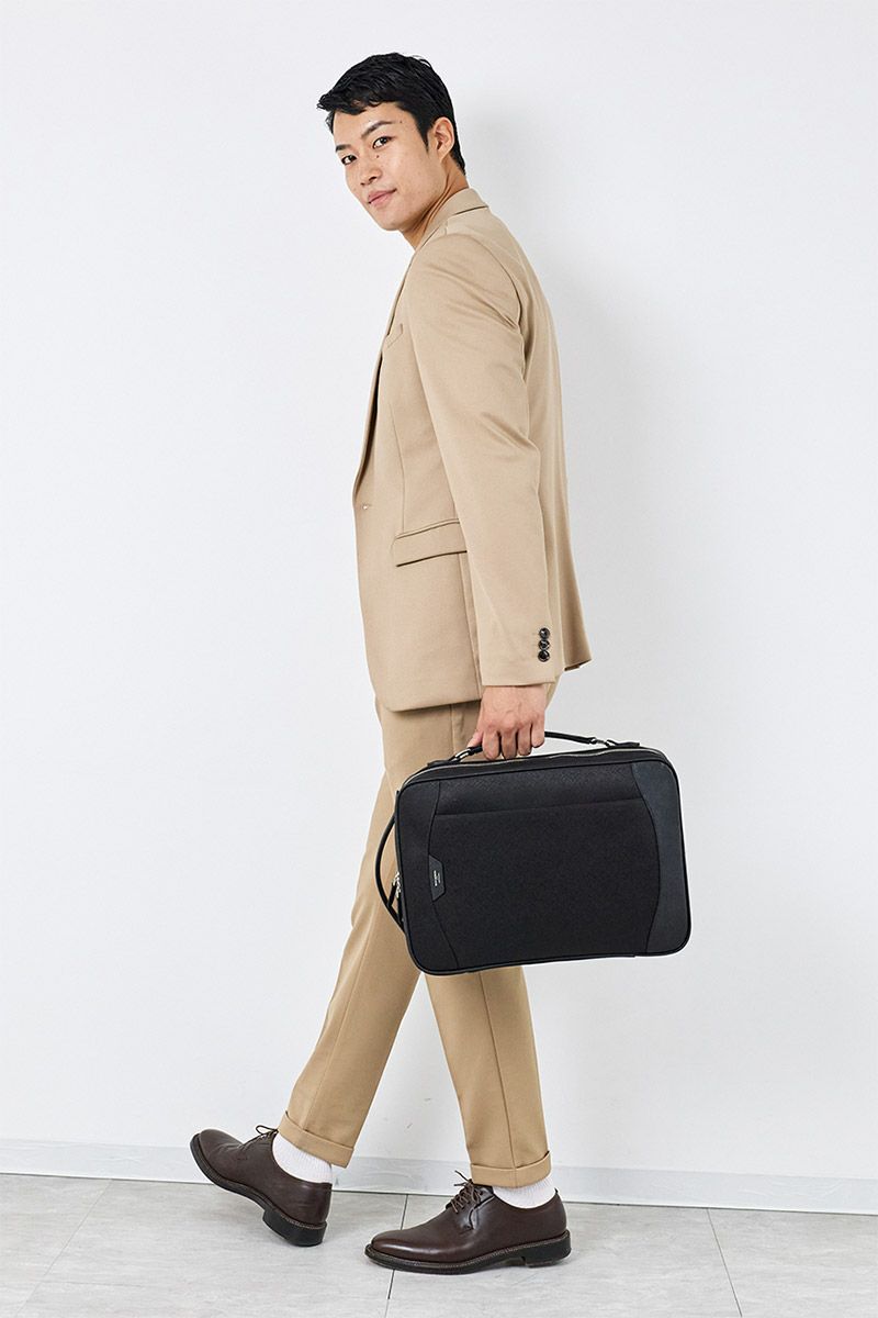 PELLE MORBIDA ペッレモルビダ Capitano キャピターノ リモンタ 2WAYブリーフケース PMO-CA305