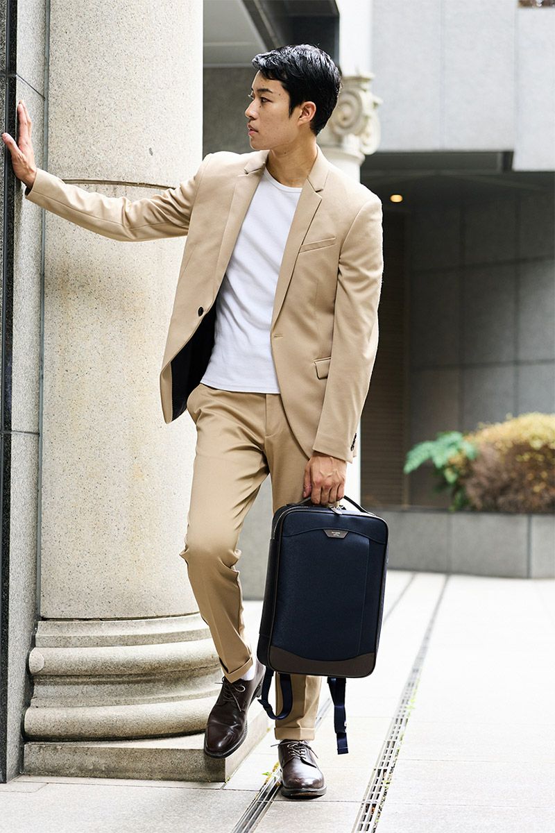 PELLE MORBIDA ペッレモルビダ Capitano キャピターノ リモンタ 2WAYブリーフケース PMO-CA305