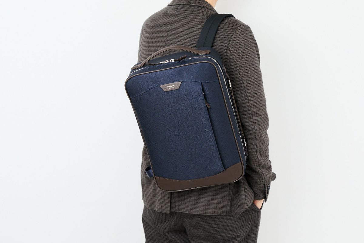 PELLE MORBIDA ペッレモルビダ Capitano キャピターノ リモンタ 2WAYブリーフケース PMO-CA305