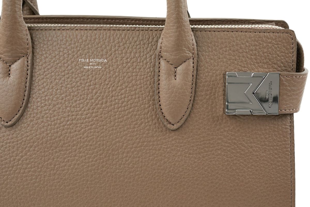 PELLE MORBIDA ペッレモルビダ Maiden Voyage メイデン ボヤージュ シュリンクレザー ミニトートバッグ PMO-MB084